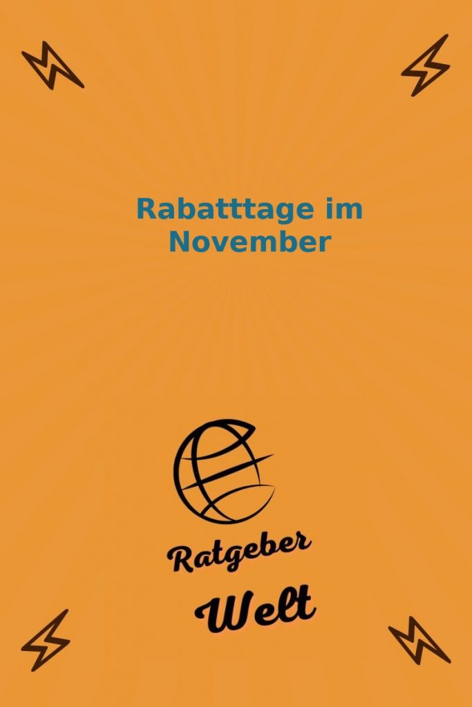 Rabatttage im November